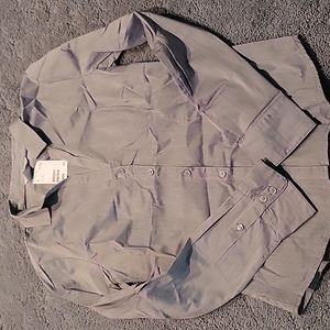 NWT light gray H&M blouse